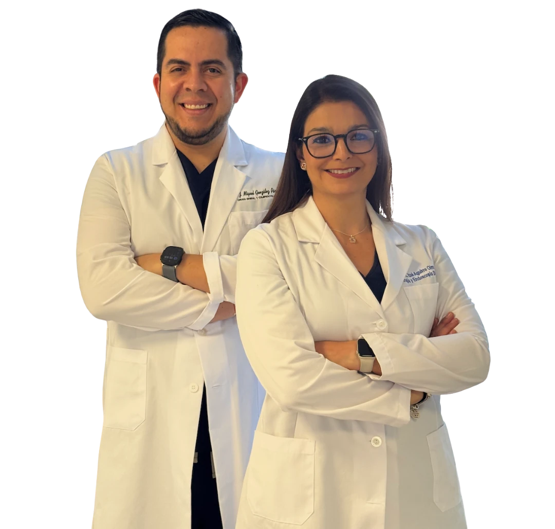 Dra. Itzé Aguirre y Dr. Miguel González